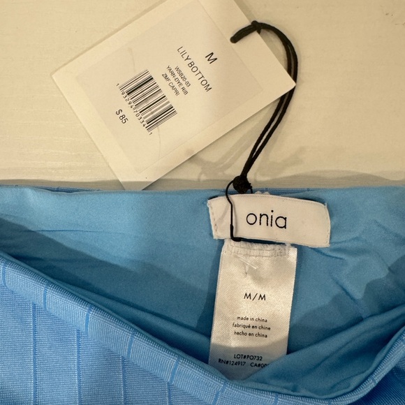 NWT Size Medium Onia Light Blue Bikini Bottoms - Picture 3 of 5